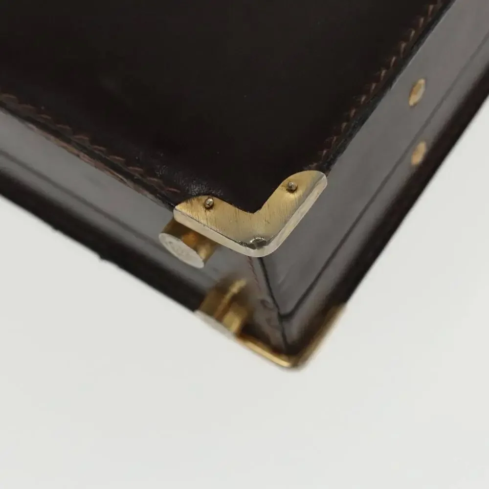 LOEWE Anagram Trunk Leather Brown